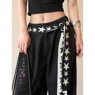 腰间配饰 饰配牛仔裤 爵士舞叠穿星星腰带女2025新款 跳舞辣妹屁帘装