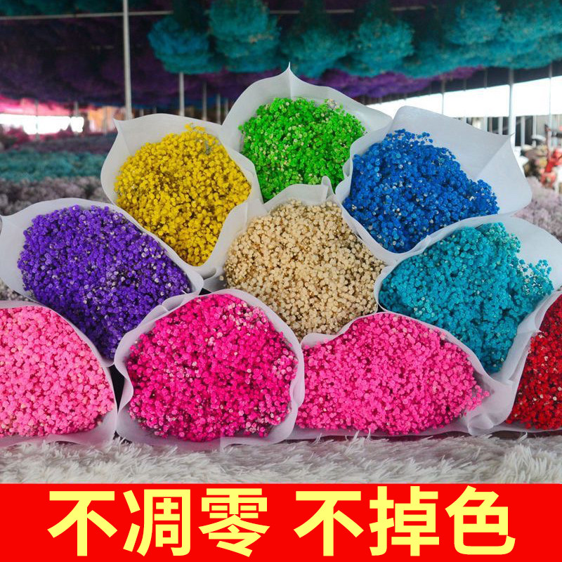 满天星干燥花花束大束客厅摆设装饰摆饰永生花diy材料鲜花桌面摆