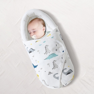 睡袋新生婴儿抱被双层棉 春秋冬包巾被初生宝宝防风包毯盖被薄款