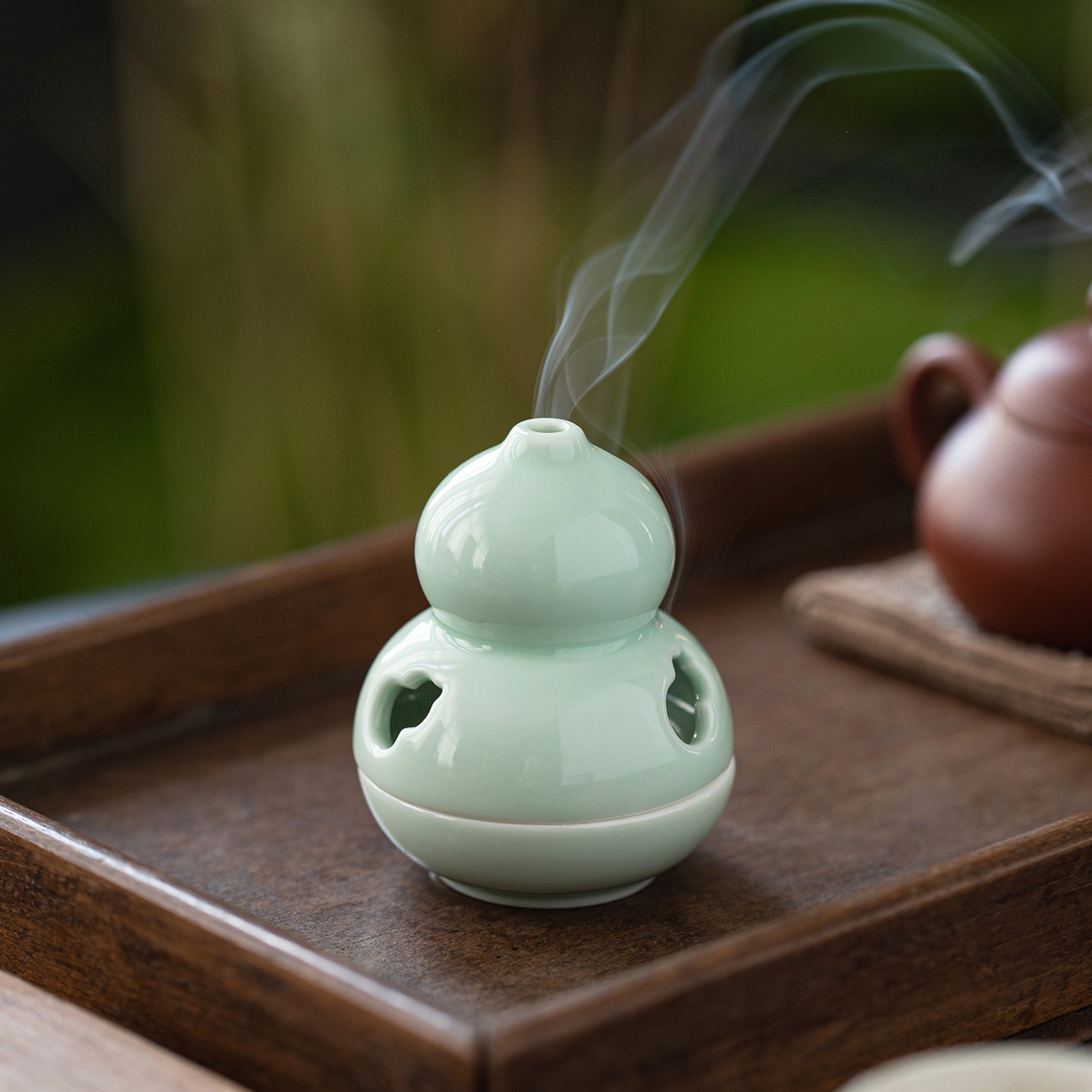 【福禄】葫芦陶瓷小香炉熏香炉图片
