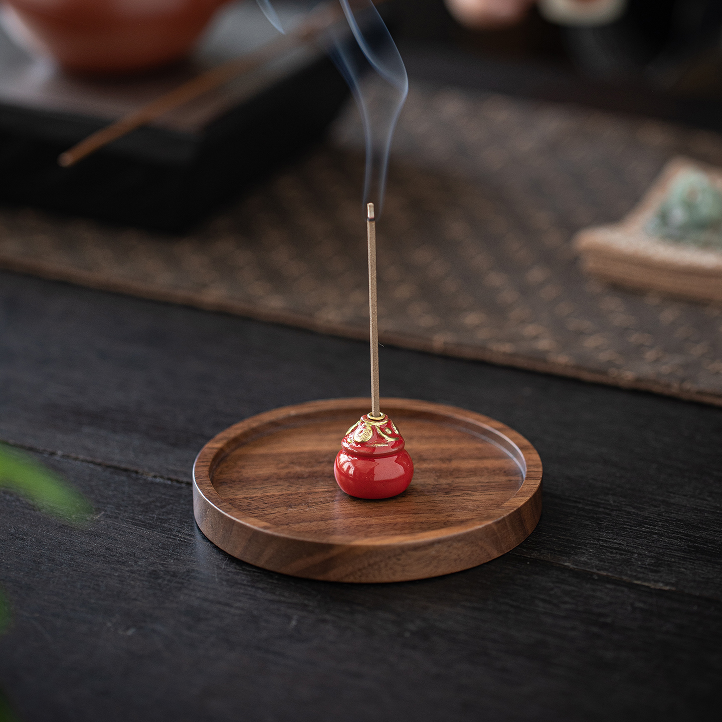 创意迷你聚宝盆小香插家用线香炉