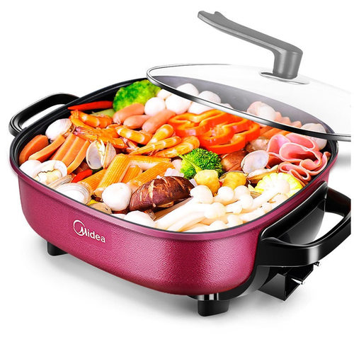 美的锅电火锅电煮锅电热锅电炒锅MC-LHN30D6L升电器家用多功能