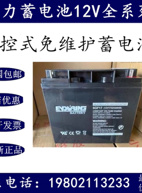 Baace恒力蓄电池CB17-12铅酸免维护12V17AH电梯UPS/EPS主机电池