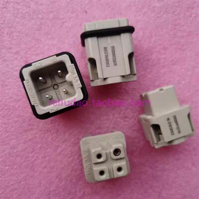 连接器09200032611公芯HAN-3A-M公芯3+1针浩亭10A四针现货