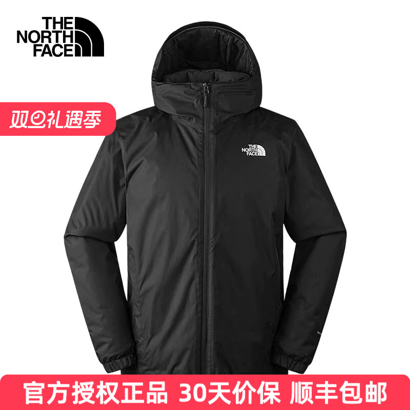 TheNorthFace北面棉服男秋季户外防风防泼溅保暖连帽时尚夹克外套