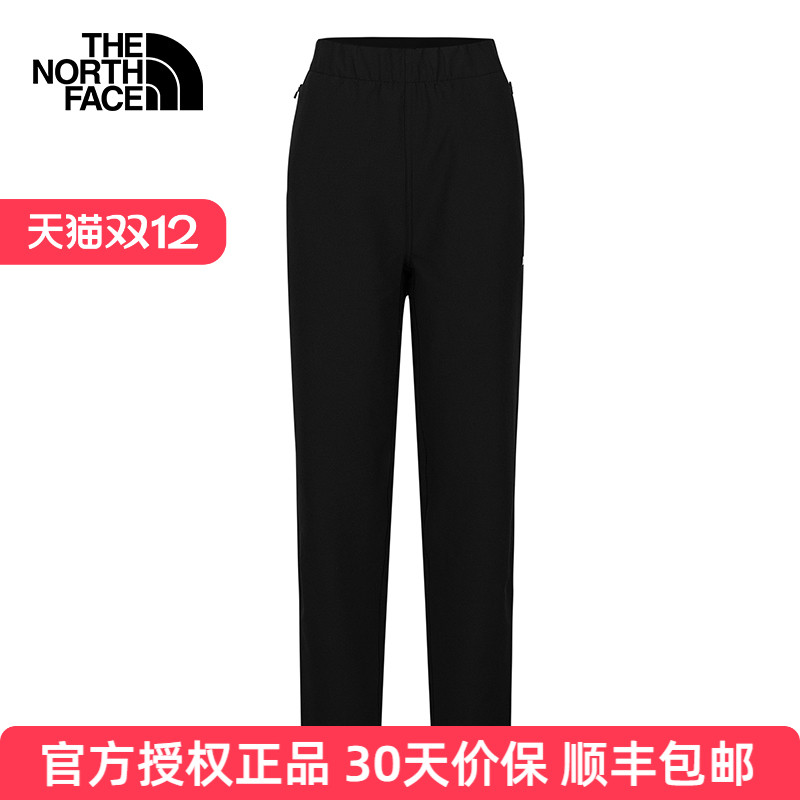 北面长裤女防风软壳徒步裤子8ECZ