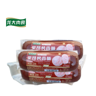 龙大肉食里昂火腿肠熏烤香肠劲道猪肉肠开袋即食大根风味午餐肉