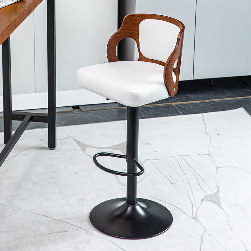 北欧吧台椅家用高凳子靠背前台椅子简约轻奢高脚凳酒吧椅吧凳转椅,住宅家具,家用高脚椅,淘宝优惠券,粉丝福利购,淘宝优惠卷