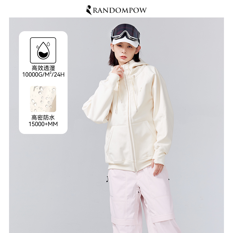 RandomPow滑雪服卫衣加厚保暖