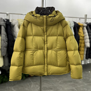 文艺范泡芙羽绒服女短款2025冬季新款宽松连帽加厚面包服保暖外套