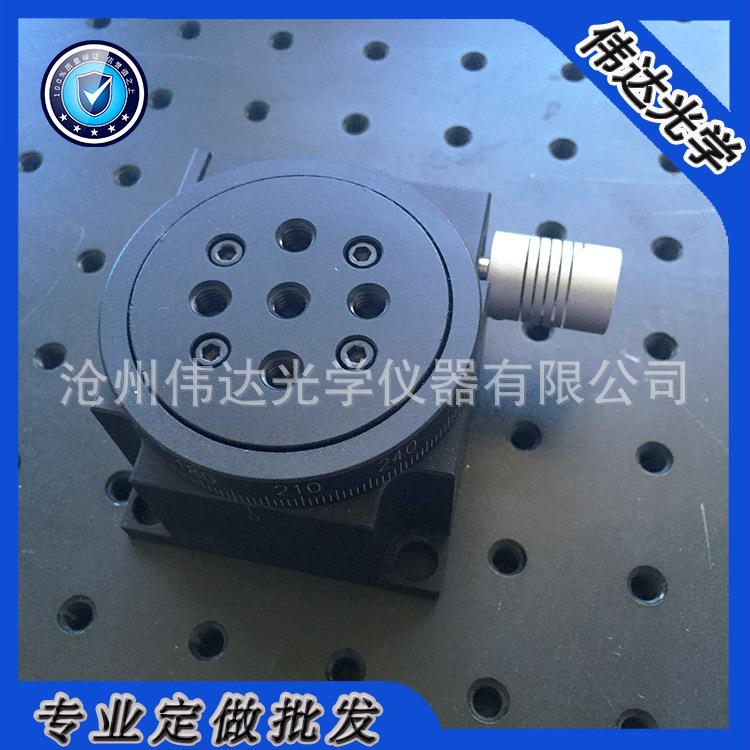 精密蜗旋蜗杆传动精密电控高精度电动旋转平台超薄万能分度头