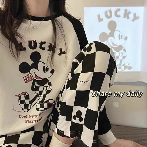 2025年新款睡衣女款春秋季纯棉长袖ins风网红爆款可爱家居服套装