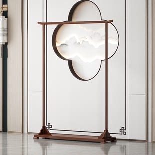 中式衣架落地架实木民宿卧室酒楼餐厅茶室复古仿古挂衣架古风衣架