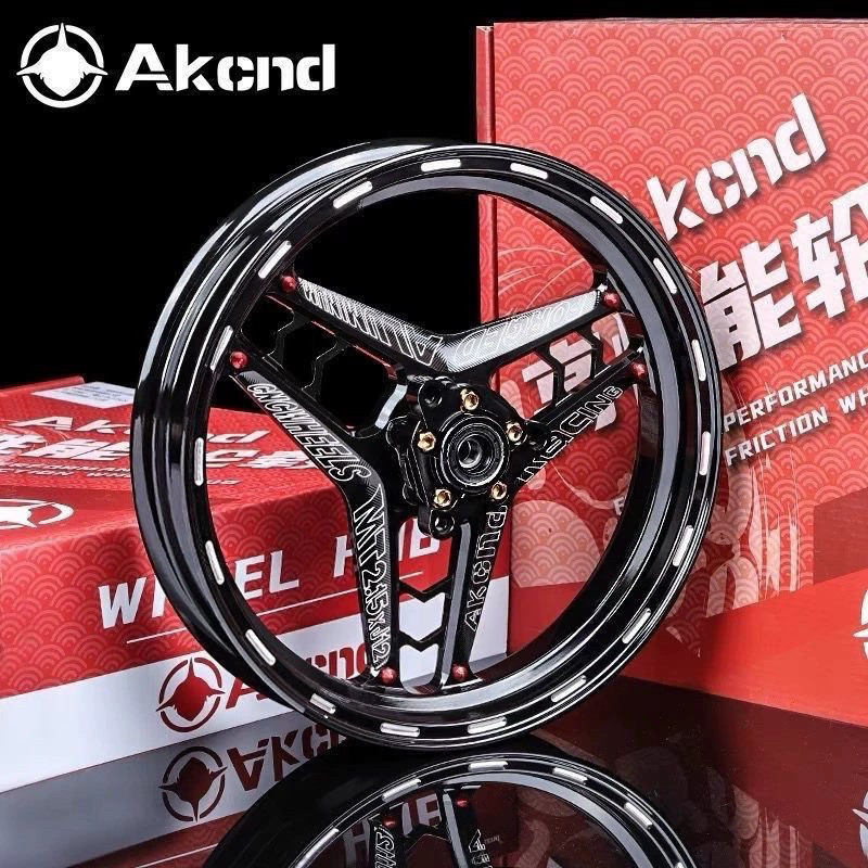 正品ak二代满天星轮毂12寸轮毂改装小牛UQi+ M2 U2九号E80 E100图片