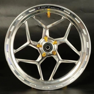 MFZ新款12寸天狼星铸造轮毂适用小牛N1S 九号E200P改装前轮圈轮毂