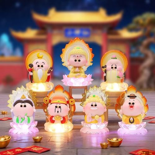 福光小佛仙LED发光盲盒手办