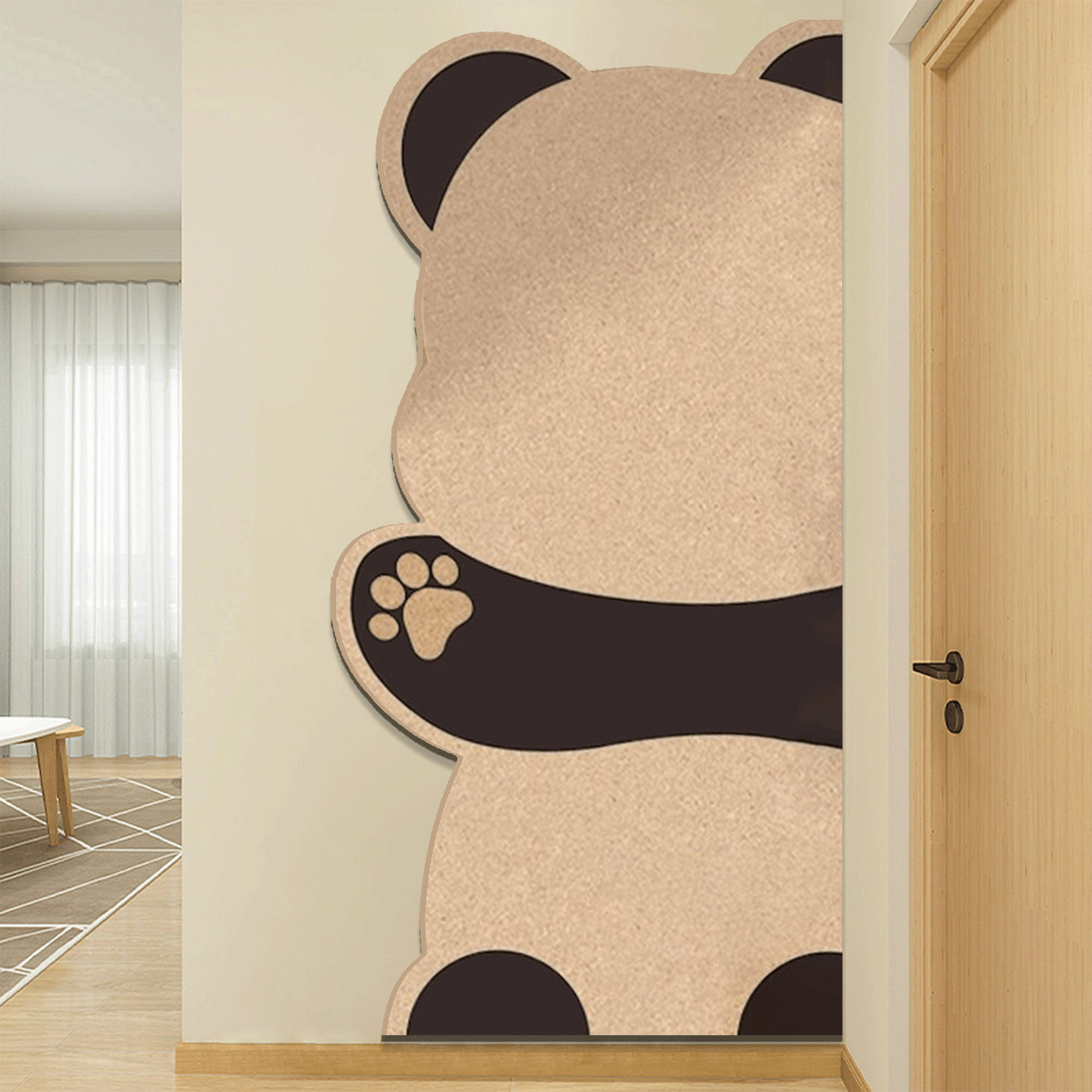 毛毡板墙贴照片墙软木板装饰展示