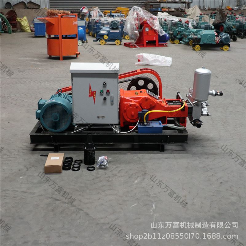 GPB10三缸变频柱塞泵 地铁注浆设备 水泥砂浆注浆变频柱塞泵