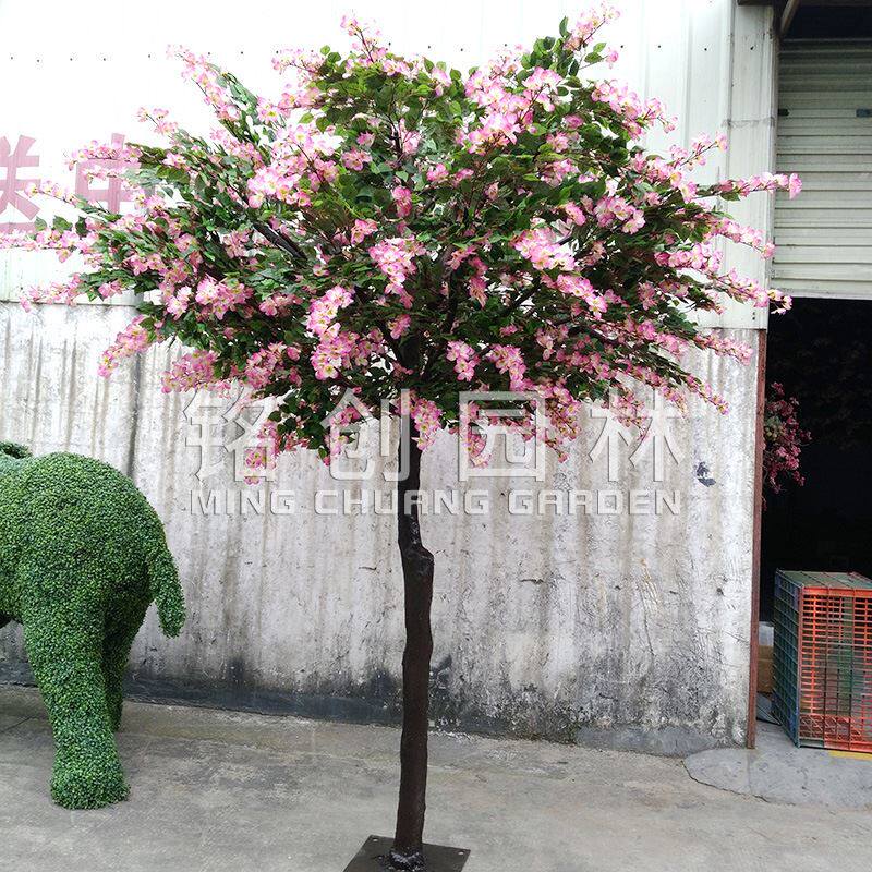 铭创 仿真大树花树杜鹃树商场游乐场水上乐园婚庆造景树工厂直销