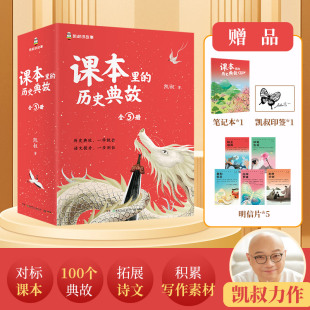 说理状物抒情写人 历史故事 语文知识大全文化文学百科历史常识典故同步教材启蒙读物课外书 历史典故说理凯叔100个经典 课本里