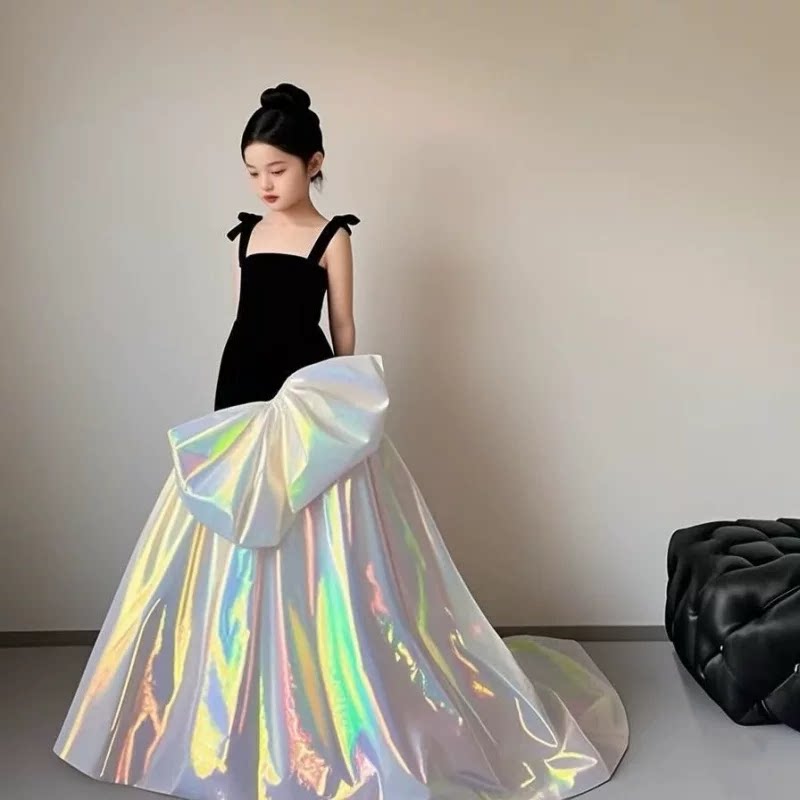 出租中大童高端T台走秀晚礼服2026新款女童主持人钢琴演出连衣裙