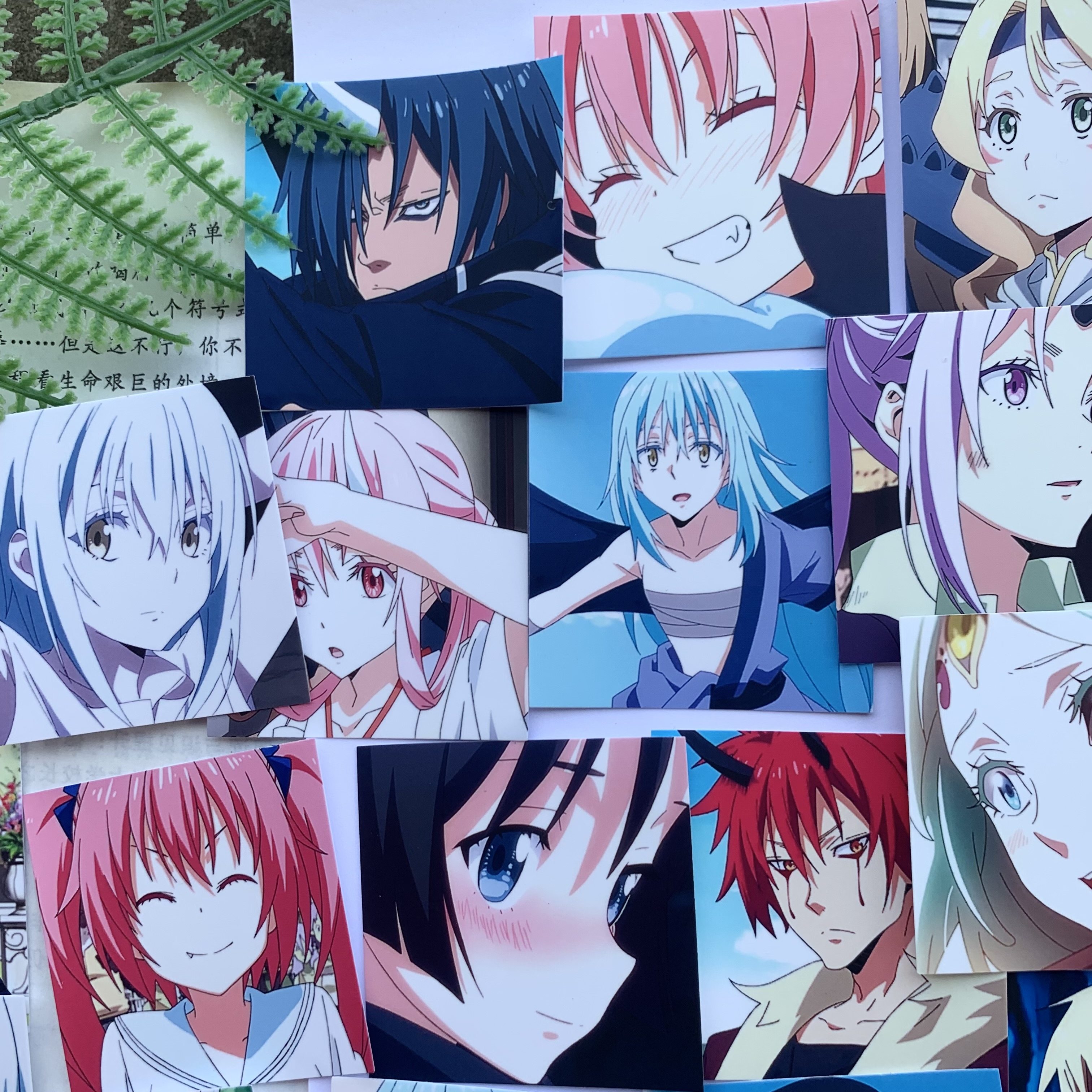 日漫关于我转生变成史莱姆利姆露米莉姆贴纸防水手账贴动漫装饰