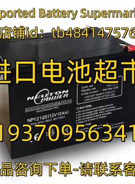 NEUTON蓄电池 NEUTONPOWER NP12120 12V12AH 免维护电池
