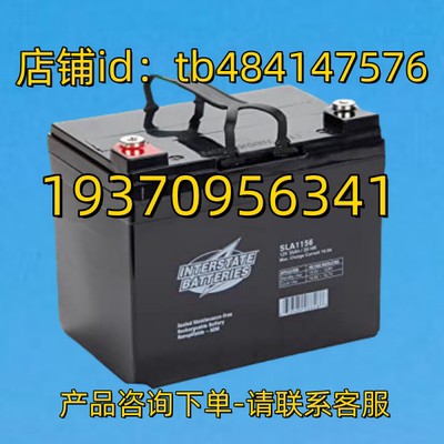 INTERSTATE BATTERIES 蓄电池 SLA1156 12V 35AH 20HR AGM 电池