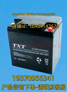 TNT 蓄电池 TNT BATTERY  12-25 12V25AH 电池