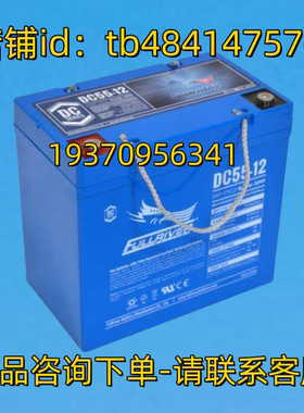 FULLRIVER蓄电池 FULLRIVER BATTERY DC55-12 12VOLT 55AH 12V