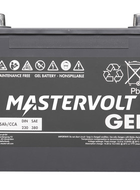 MASTERVOLT蓄电池 MASTERVOLT GEL 12V 55AH CCA 230 380 BATTERY