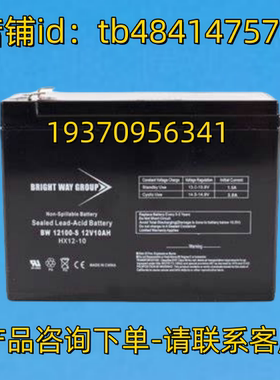BRIGHT WAY GROUP 蓄电池 BW12100-S 12V10AH HX12-10 电池