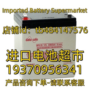 12V 23W CELL DATESAFE蓄电池 应急电源 15MIN 医疗电池 NPX