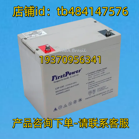 Firstpower蓄电池 Firstpower LFP1285 12V85AH 10HR 一电 电池