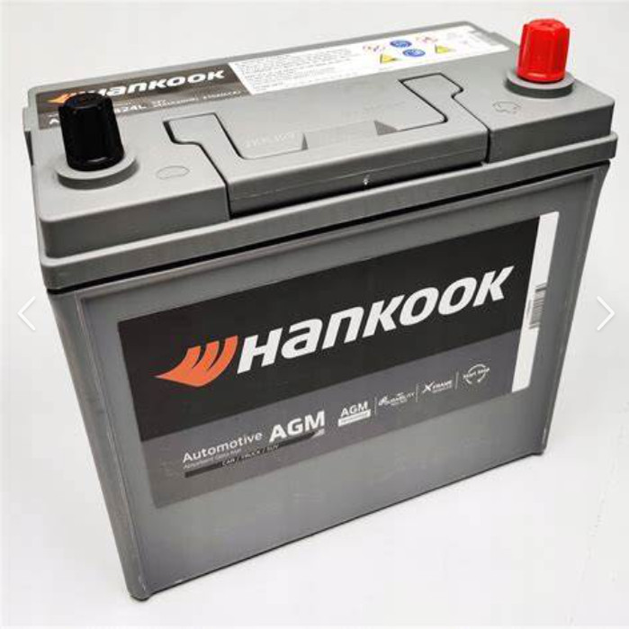 HANKOOK蓄电池 Hankook AGM HJ-S46B24L 12V 45Ah 370A 电池
