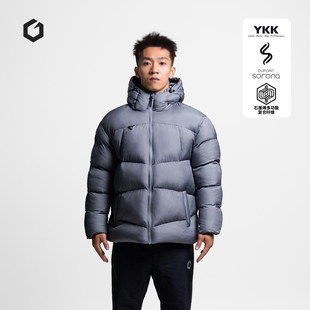 GOINTO上阵工业 724足球生活系列运动出行灰色球员版棉服面包服