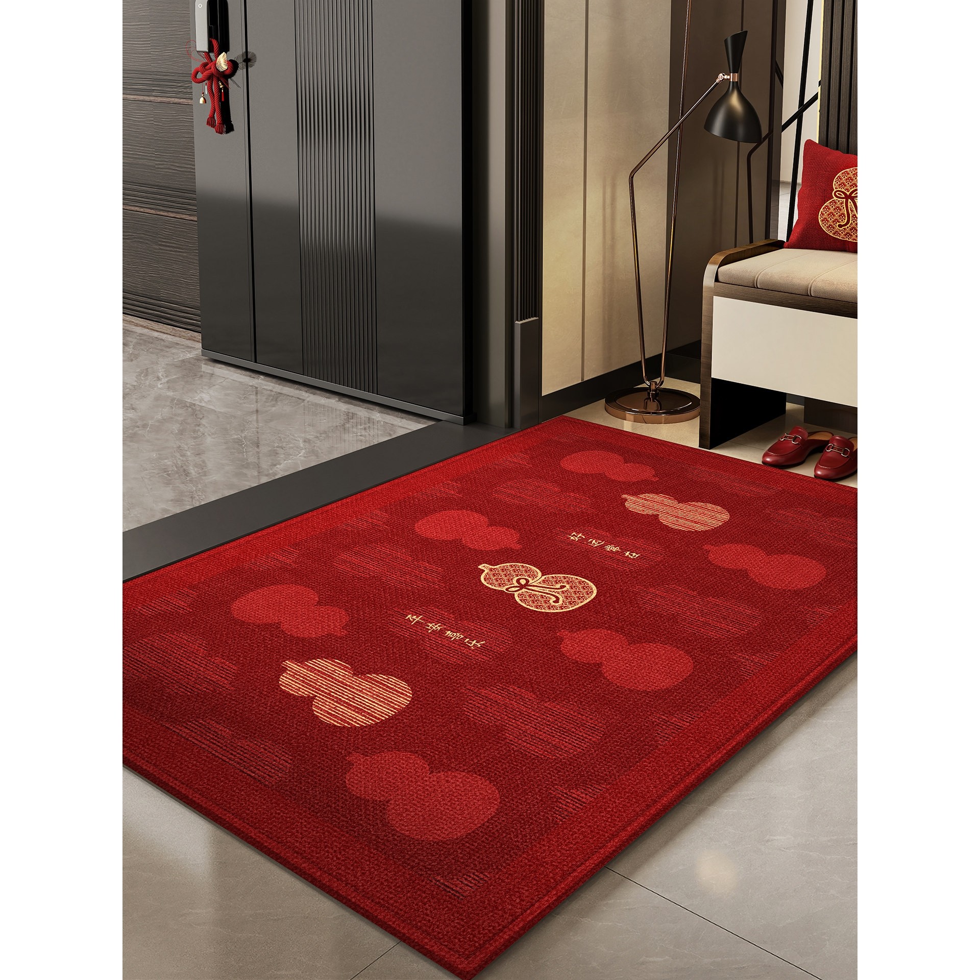 日本进口新款进门地垫入户门垫家用乔迁门口防滑垫子新年喜庆地毯,居家布艺,入户地垫,淘宝优惠券,粉丝福利购,淘宝优惠卷
