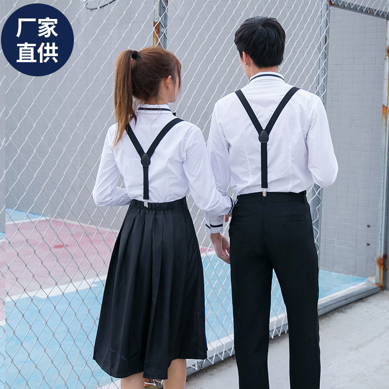 韩版学院风校服衬衣套装初高中学生班服合唱团表演服jk制服代发