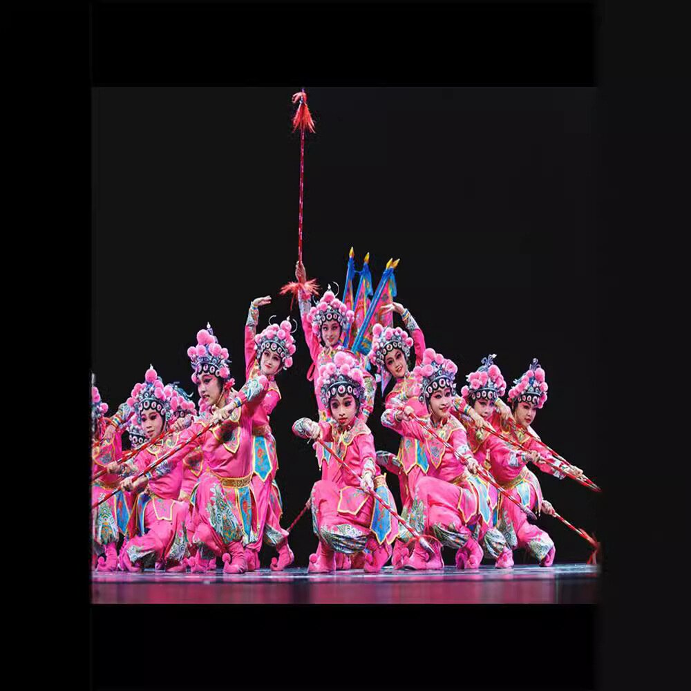 第九届小荷风采刀马旦表演舞台装儿童花木兰穆桂英戏剧演出服2023