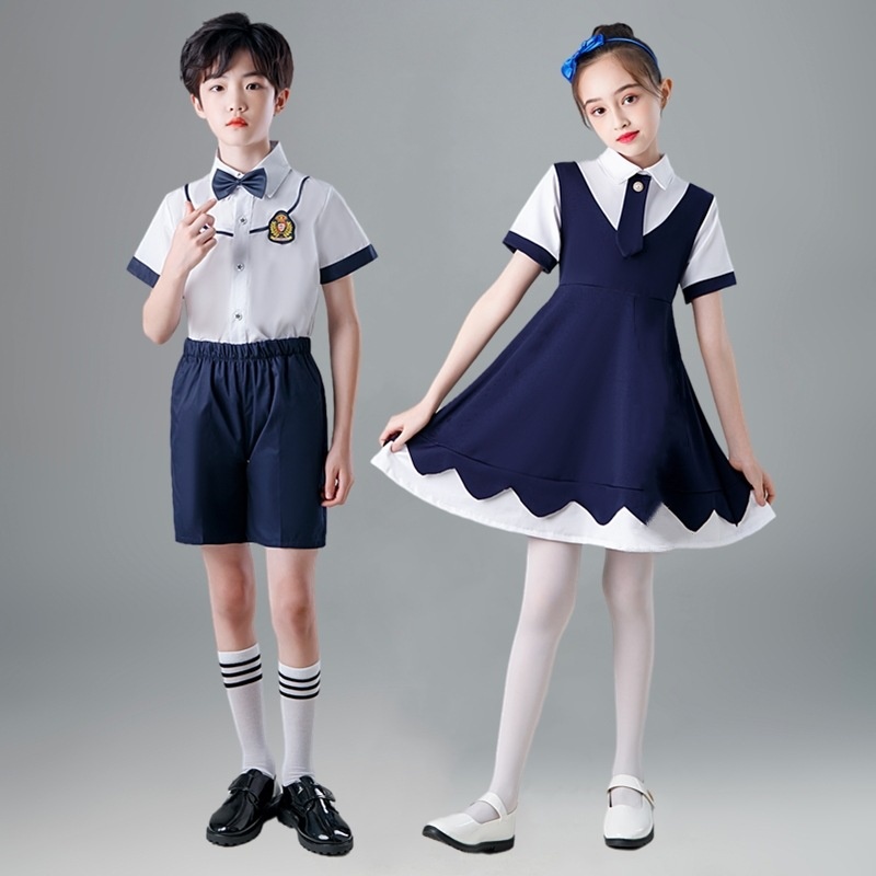 六一儿童大合唱演出服幼儿园校服中小学生诗歌朗诵学院风表演服装