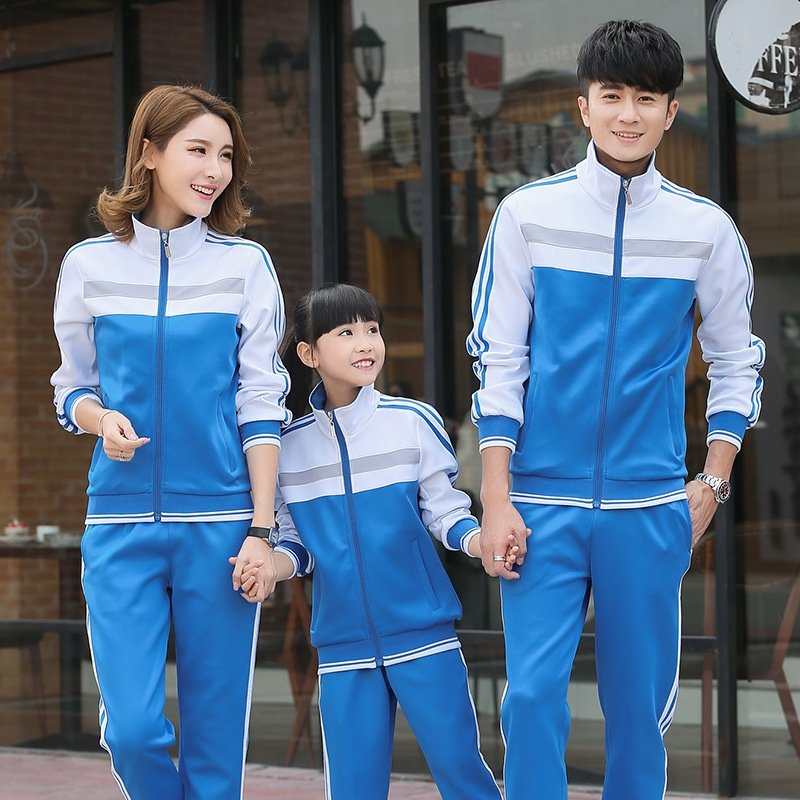 潮流户外男女运动休闲套装 初中学生长袖班服 高中学生校服时尚