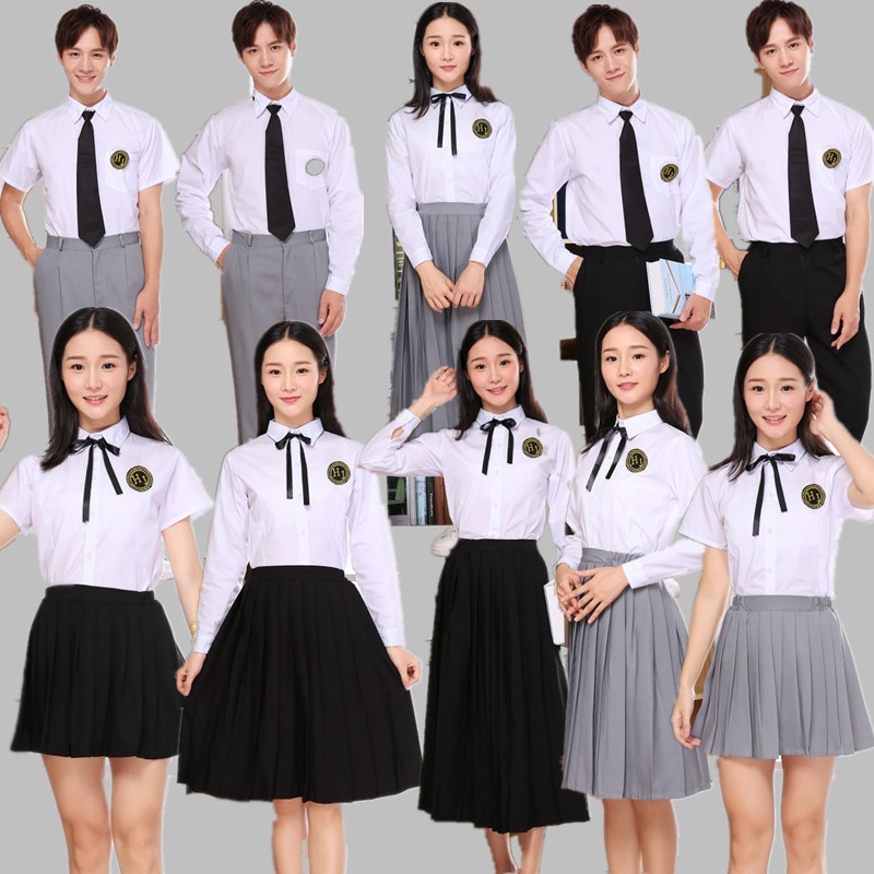 儿童演出服中学生初中生大合唱团男女诗歌朗诵表演队礼服比赛服装