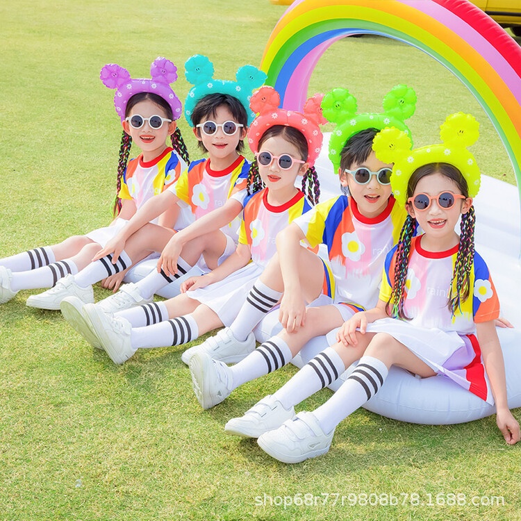 六一儿童表演服夏装小学生校服运动啦啦队班服