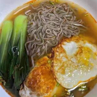 昔日印象荞麦面0低脂肪无蔗糖减非油炸免煮泡面速食Z代餐方便面