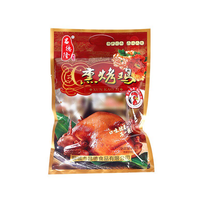 山东经典名吃果木熏烤鸡卤味手撕熏鸡K熟食开袋即食扒鸡烧鸡