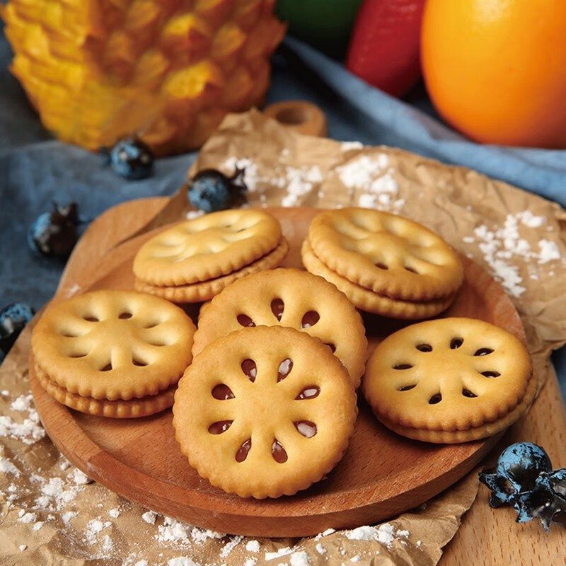 嘉士利果乐果f香85g果酱夹心饼干零食散装多味早餐整袋装品牌直发