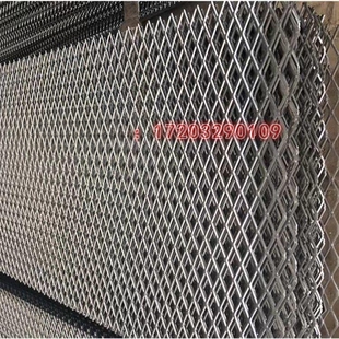 重型钢板网菱形脚踏过道隔离防护网格加厚建筑铁网公路防抛围栏板