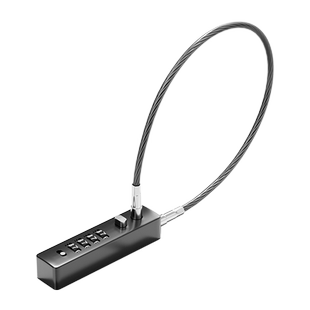 钢丝密码挂锁电动车筐篮钥匙头盔防盗锁具柜子门自行车软长绳锁具