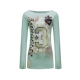 印花长袖 索罗娜凉感薄荷绿数码 T恤 ODVAHA之心人鱼 APRIORITY先验