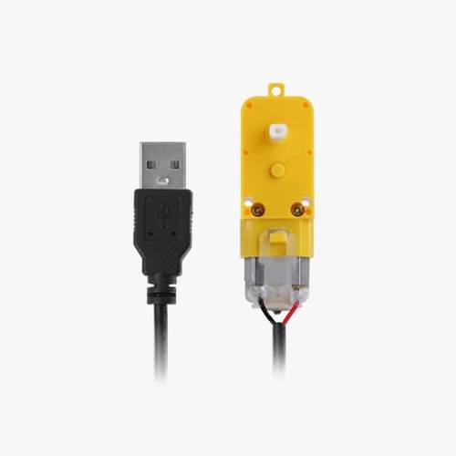 拓TZ竹子3D打印模型标准零件TT减速电机 DC5V59RPM单轴LA001